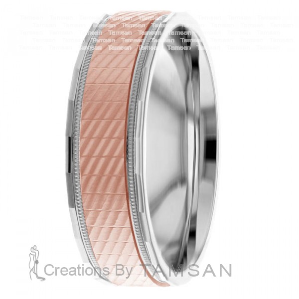 Diamond Cut Wedding Ring DC8493