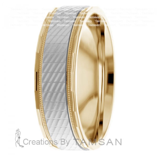 Diamond Cut Wedding Ring DC8493