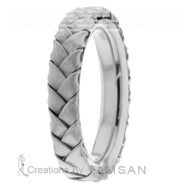 Three Strand Braid Wedding Ring HM1371