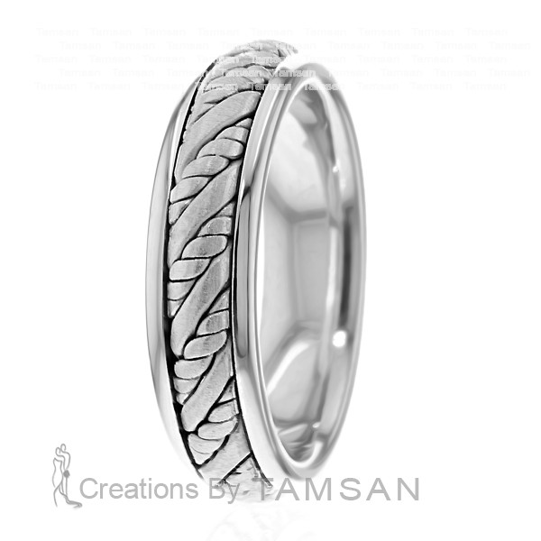 Hand crafted Wedding Band HM7025