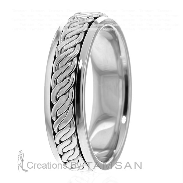 Handmade 6mm Wedding Ring HM7042