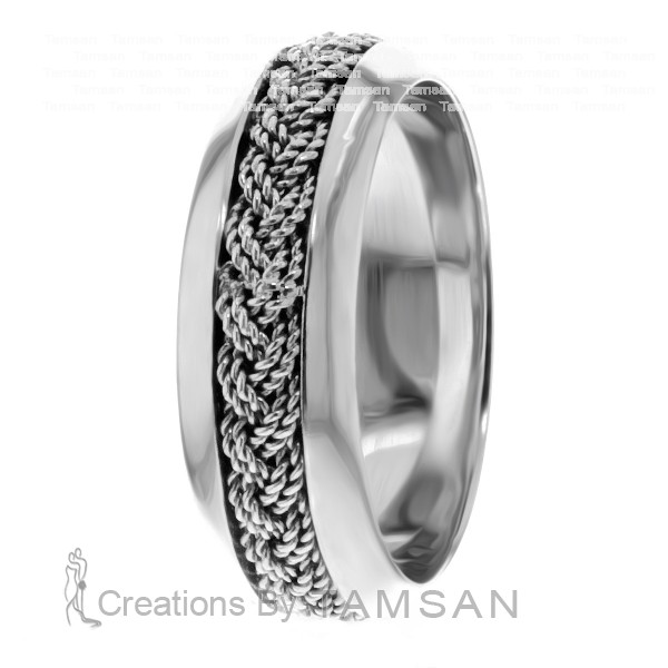 Handmade Wedding Band HM7148