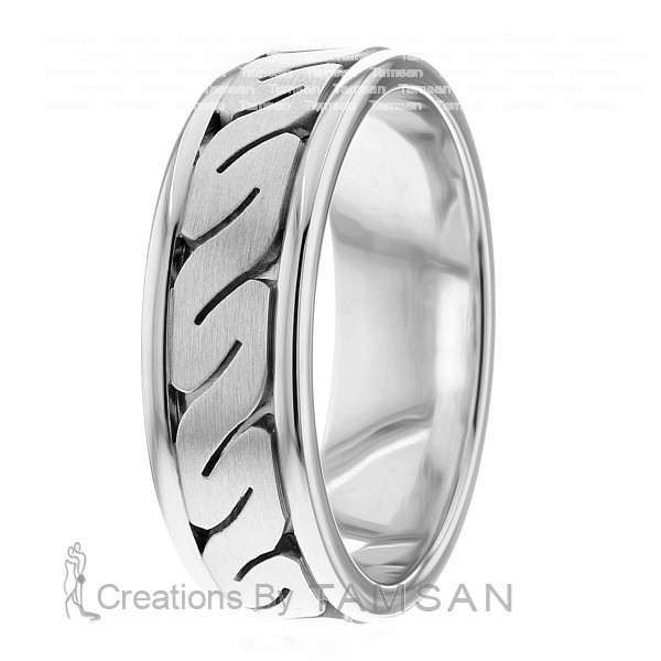 Hand Crafted Wedding Band HM7159