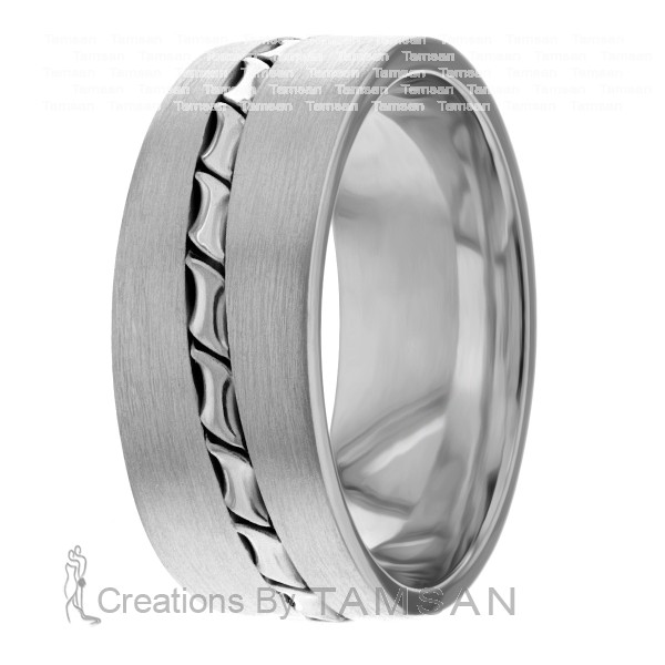 9mm Handmade Wedding Band HM7166