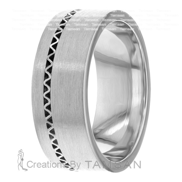 8mm Handmade Wedding Band HM7167