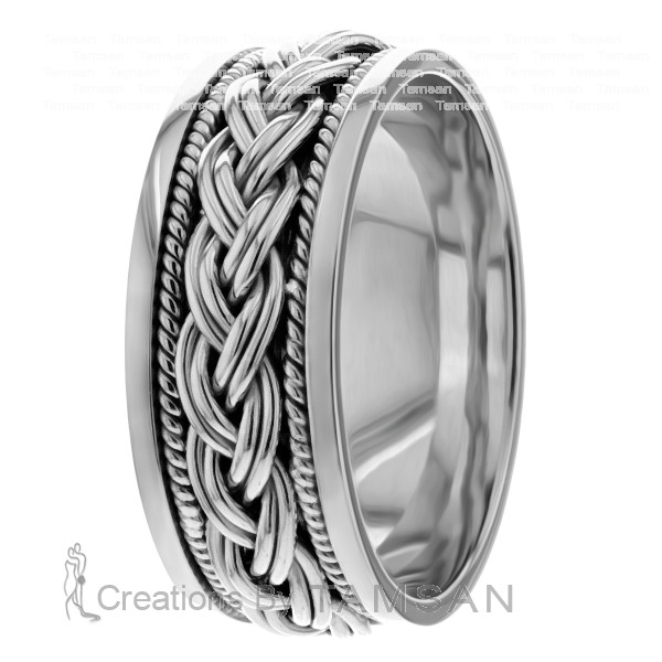Braid and Ropes  Wedding Band HM7169
