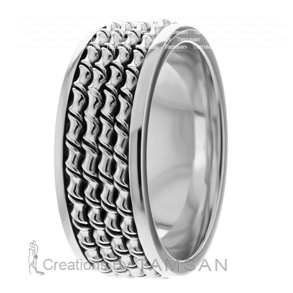 Hand Crafted Wedding Band HM7183