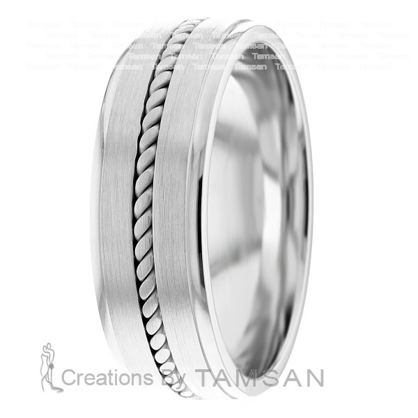 Rope Wedding Band HM7197