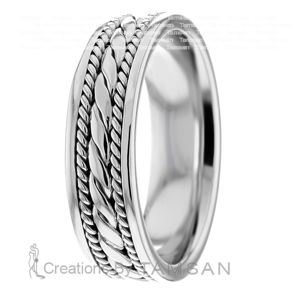 Handmade Shiny Wedding Band HM7201