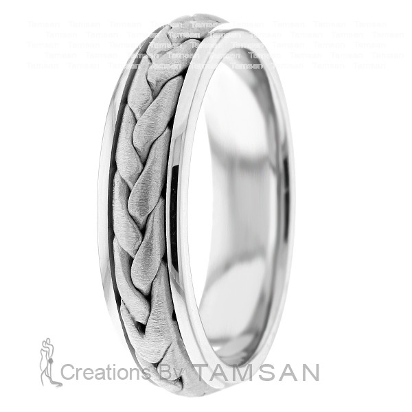 Low Dome Handmade Wedding Band HM7206