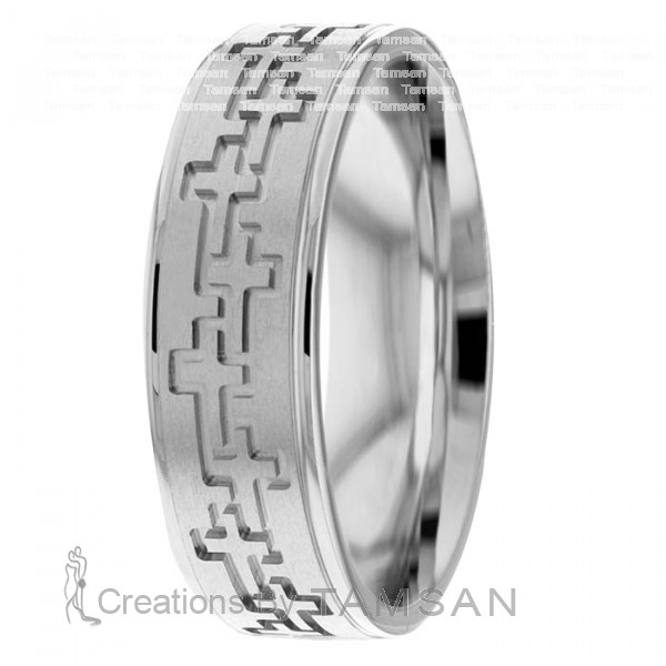 Religious Wedding Ring RR2596