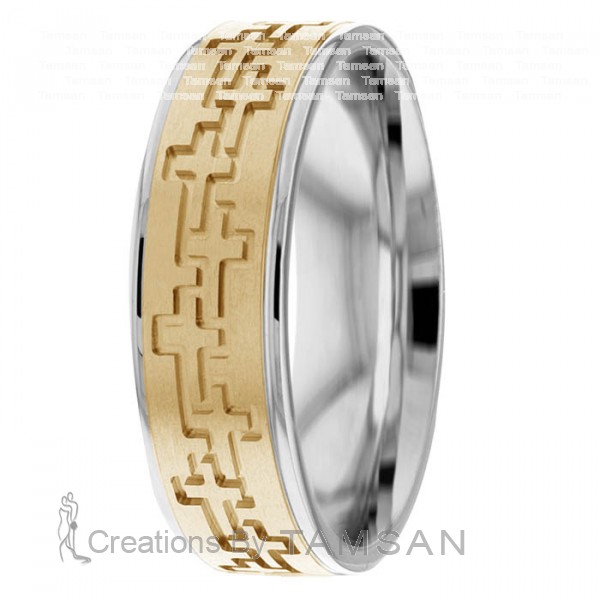 Religious Wedding Bands RR2596