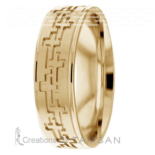 Religious Wedding Ring RR2596
