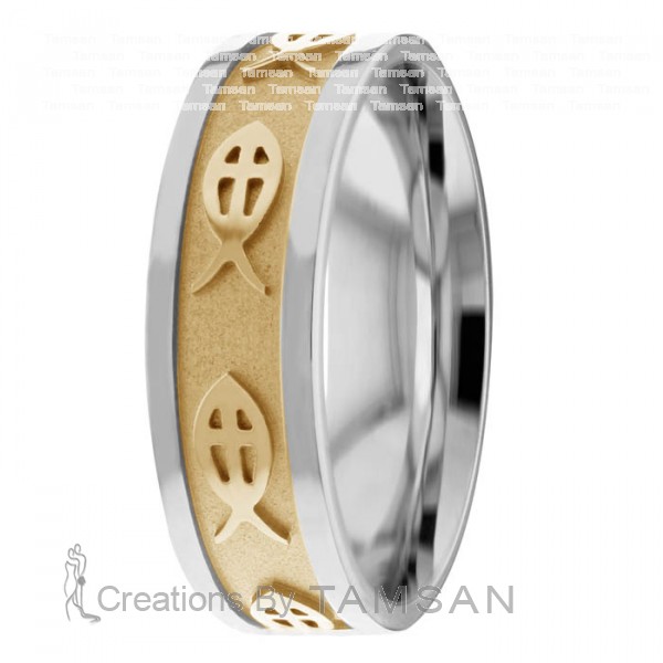 Religious Wedding Ring RR2601
