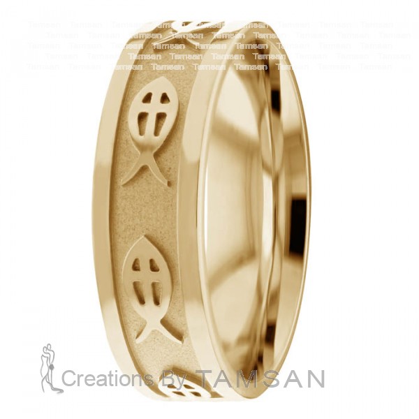 Religious Wedding Ring RR2601