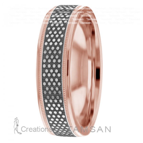 Laser Engraved Wedding Ring TL2003