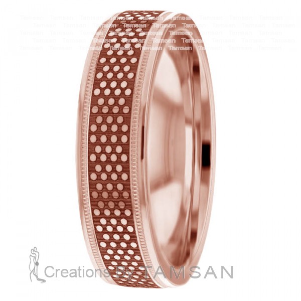 Laser Engraved Wedding Ring TL2003