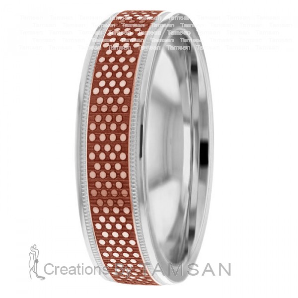 Laser Engraved Wedding Ring TL2003