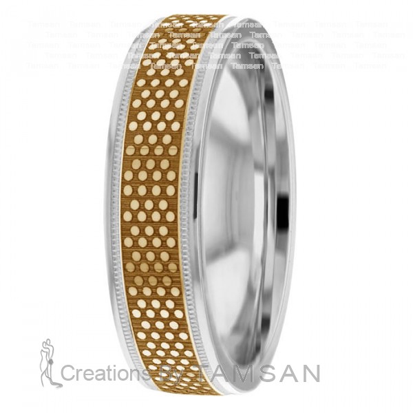 Laser Engraved Wedding Ring TL2003