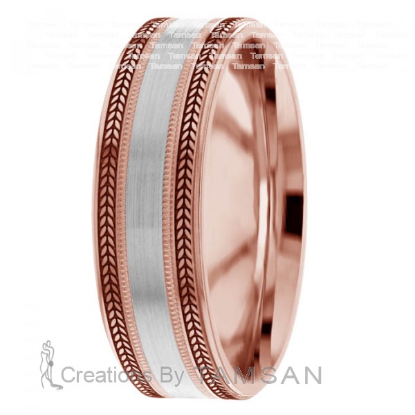 Laser Engraved Wedding Ring TL2023