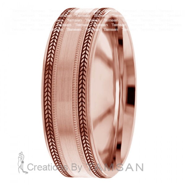 Laser Engraved Wedding Ring TL2023
