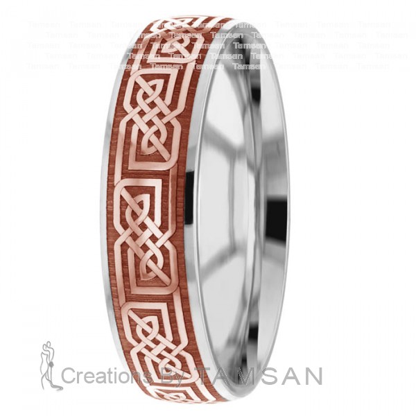 Laser Engraved Wedding Ring TL2024