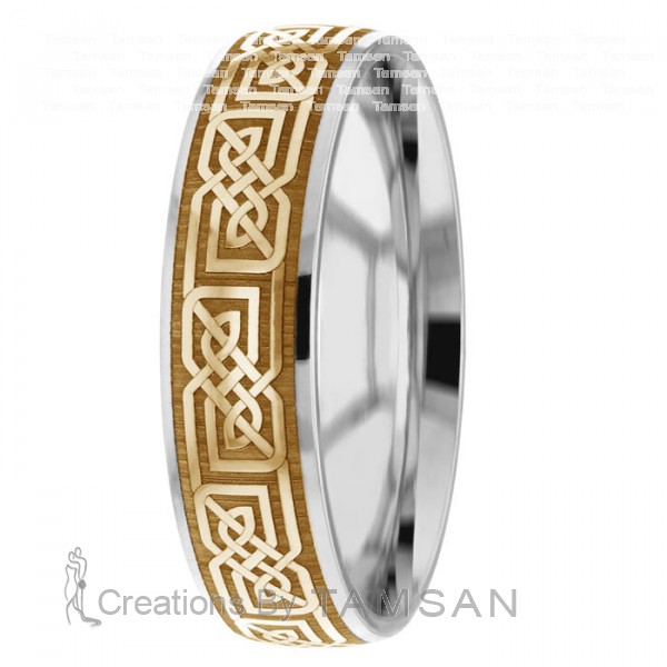 Laser Engraved Wedding Ring TL2024