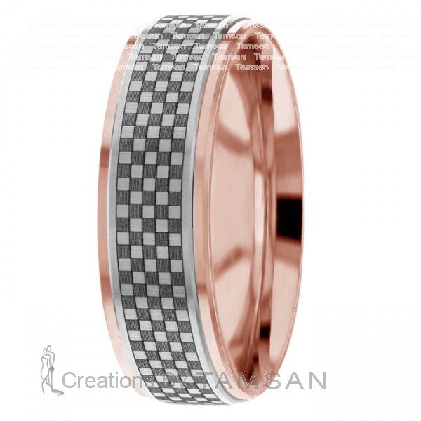 Laser Engraved Wedding Ring TL2025