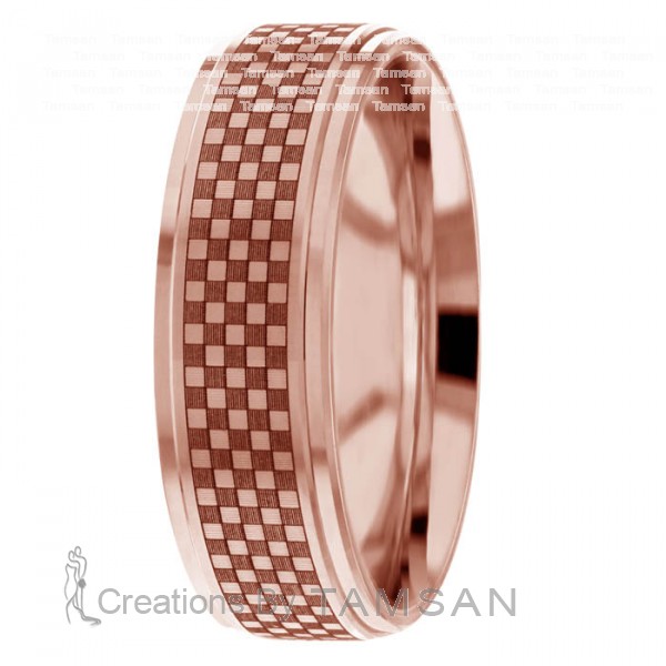 Laser Engraved Wedding Ring TL2025