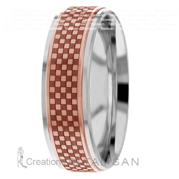 Laser Engraved Wedding Ring TL2025