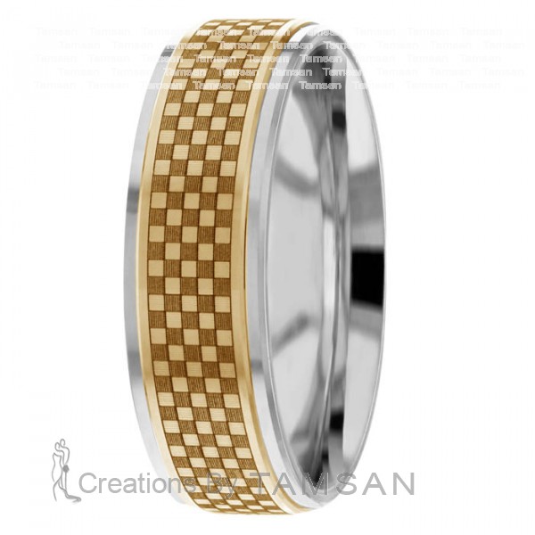 Laser Engraved Wedding Ring TL2025