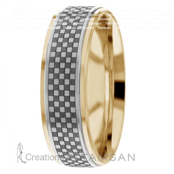 Laser Engraved Wedding Ring TL2025